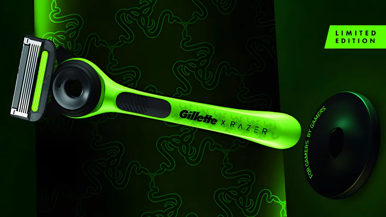 Razer arbeitet mit Gillette an Rasiermessern für Gamer Titel