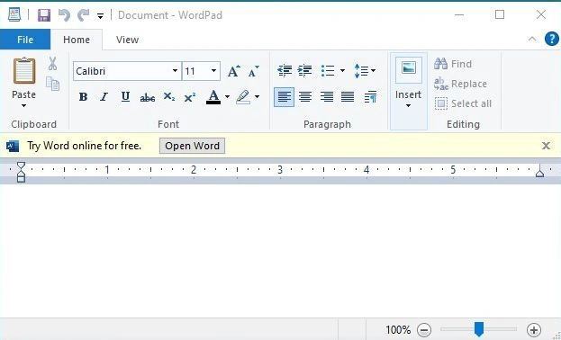 Microsoft kündigt das Ende von WordPad an