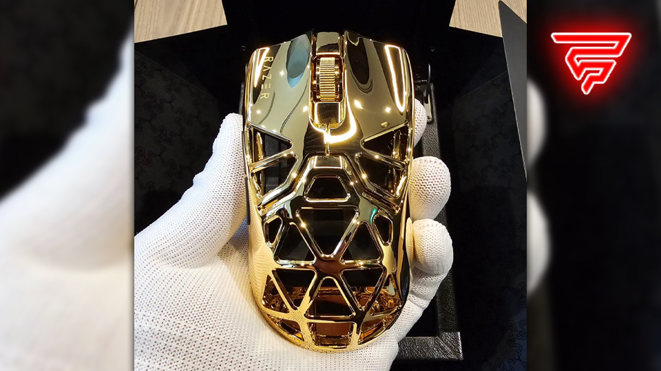 Razer präsentiert Viper Signature Maus in 24 Karat Gold Titel