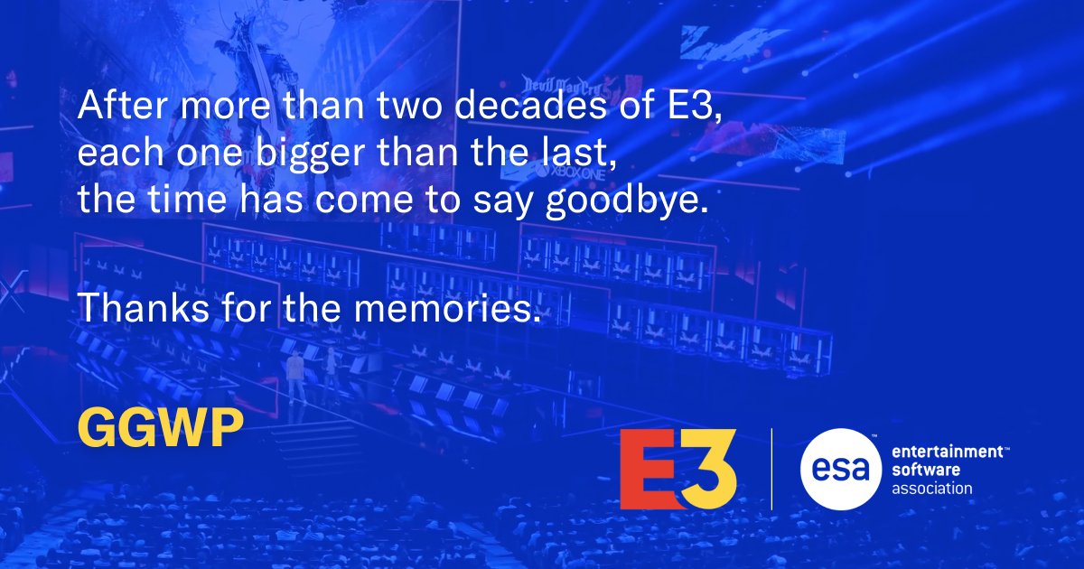 E3 Messe wird endgültig eingestellt Titel