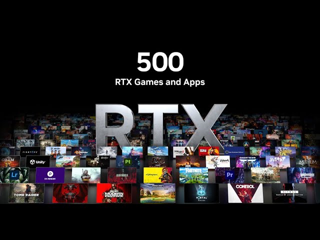 Nvidia erreicht RTX Meilenstein mit über 500 Spielen und Anwendungen Titel